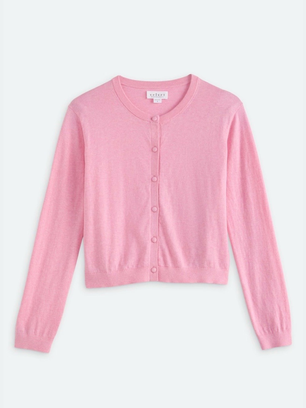 Velvet by Graham & Spencer Angelica cardigan in Rose, size, small, New w/ Tags